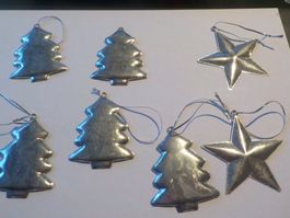 Sternen und Tannenbaum 7 Stück (1)
