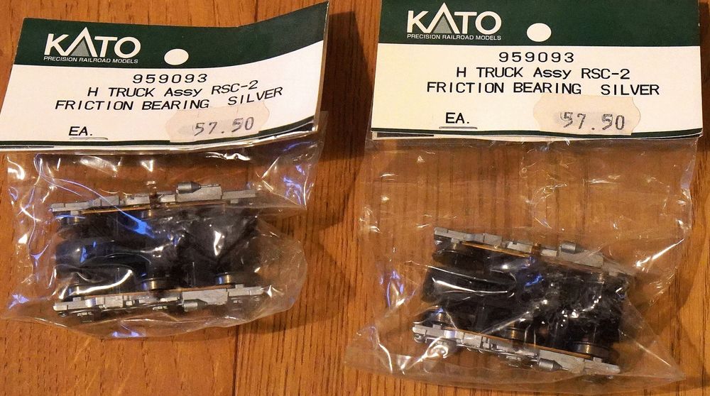 Kato Drehgestelle (2) HO Diesellok USA RSC-2 - Art.959093 (Neu und ...