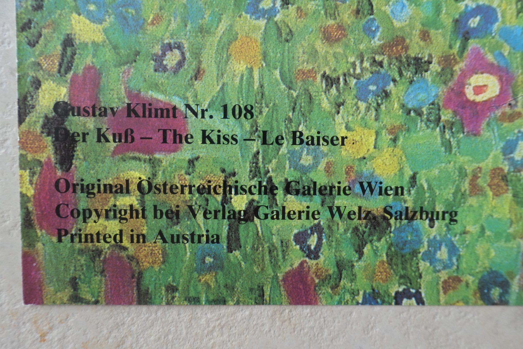 Foto & Immagini: KLIMT 3 Kunstdrucke Kuss/Adele/Waldabhang Masse im Text – Nuovo (secondo la descrizione) da Meikirch venduto da Bazooka07 4