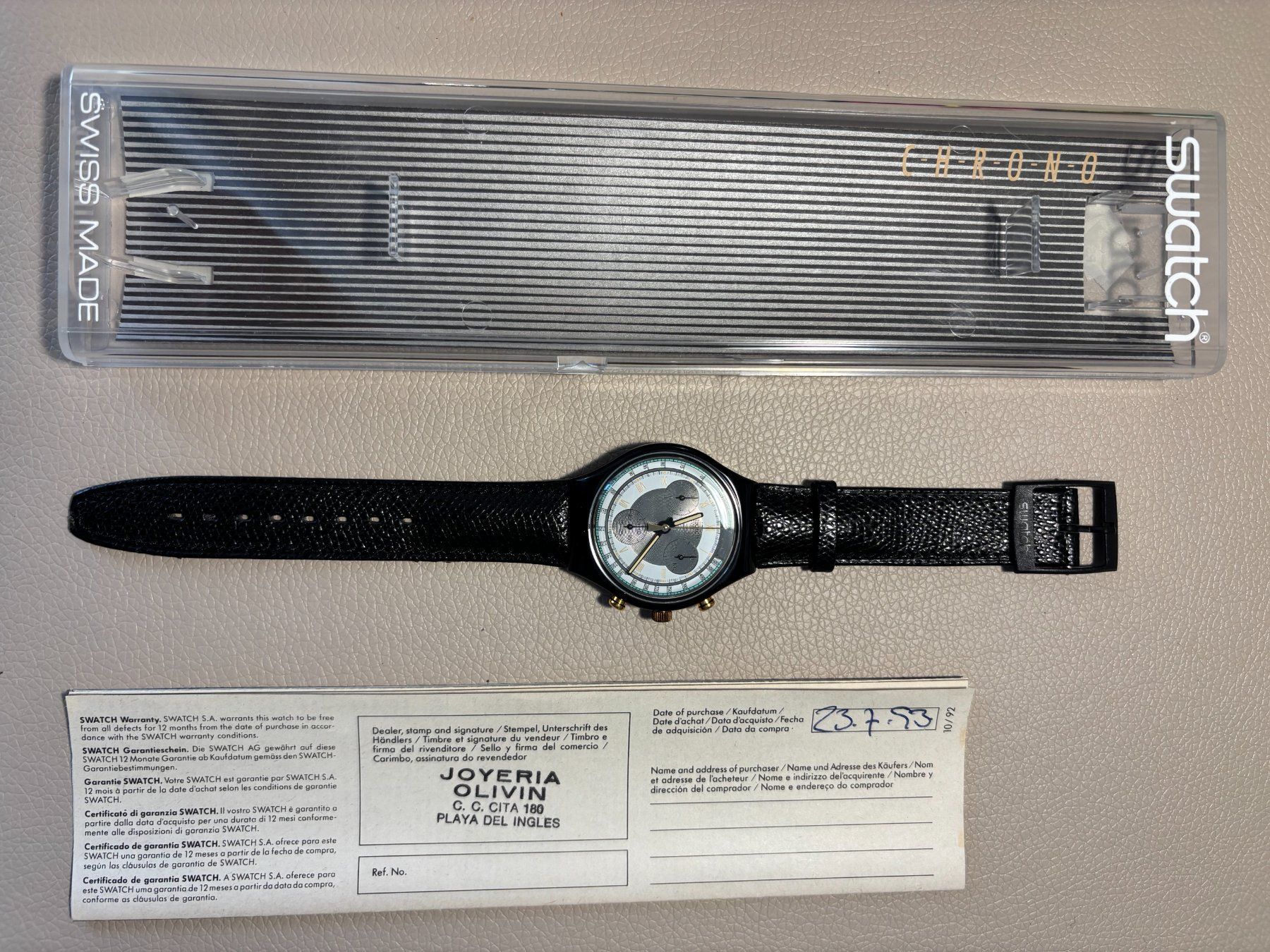 Swatch Orologi: Swatch SCB 109 Colossal – Nuovo e nell'imballaggio originale da Jona venduto da Greifzu
