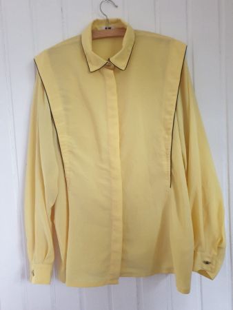 Gelbe Damenbluse Gr. 42 von ARA