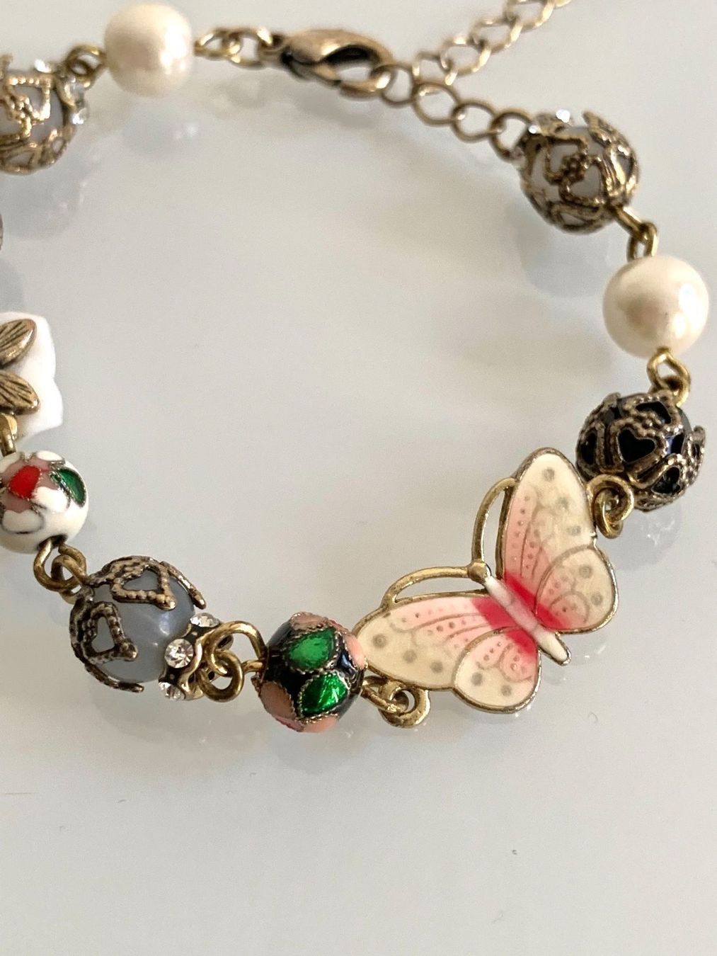 Bracciali & Braccialetti: Verspieltes Schmetterlingsarmband – Usato da Bern venduto da Fraeuleinhonig 1