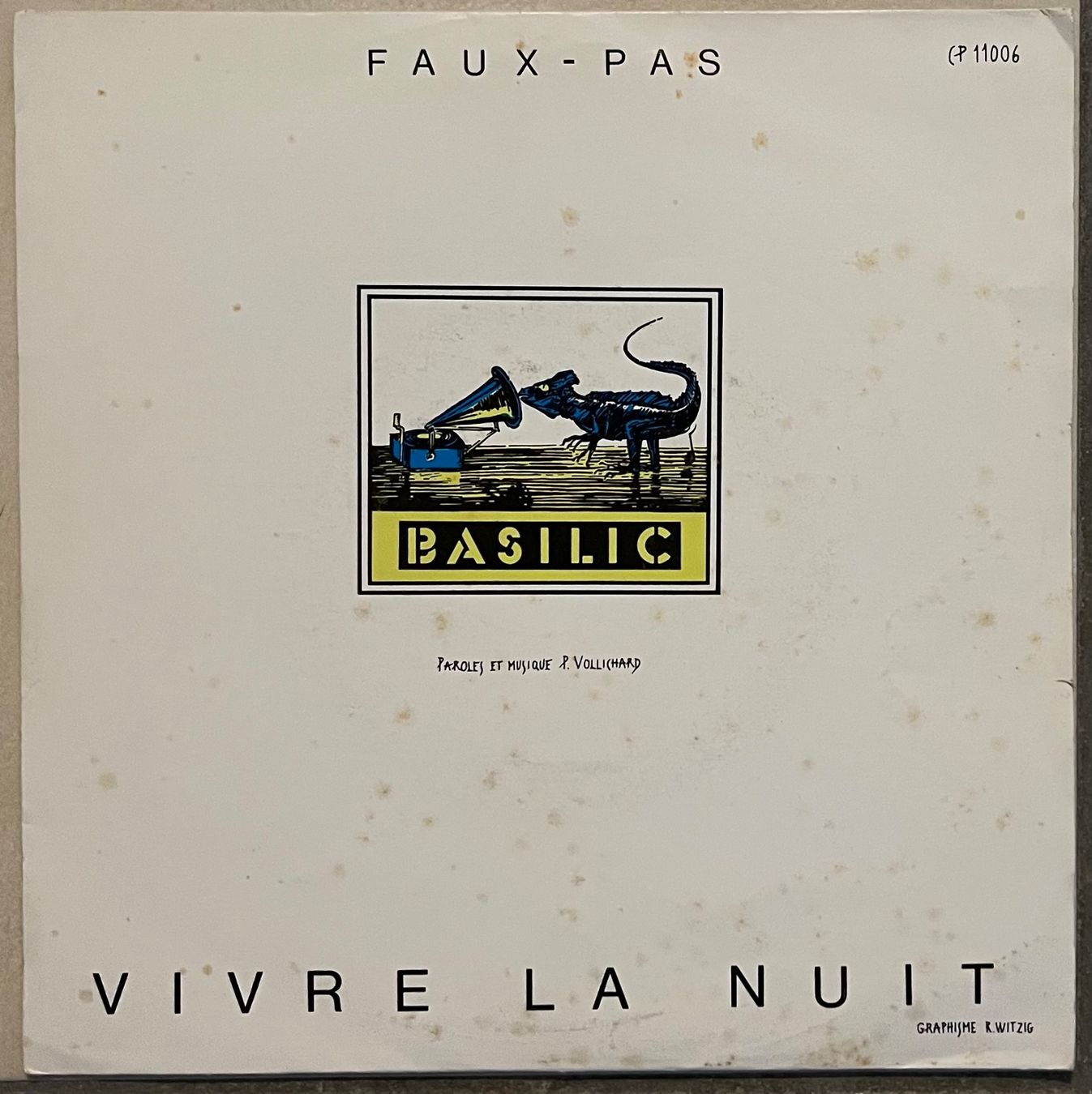 Vinyles: BASILIC - FAUX-PAS – D'occasion à Bussigny par vinyl-pas-cher