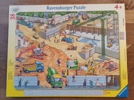 Ravensburger Puzzle "An der Baustelle", 38 Teile