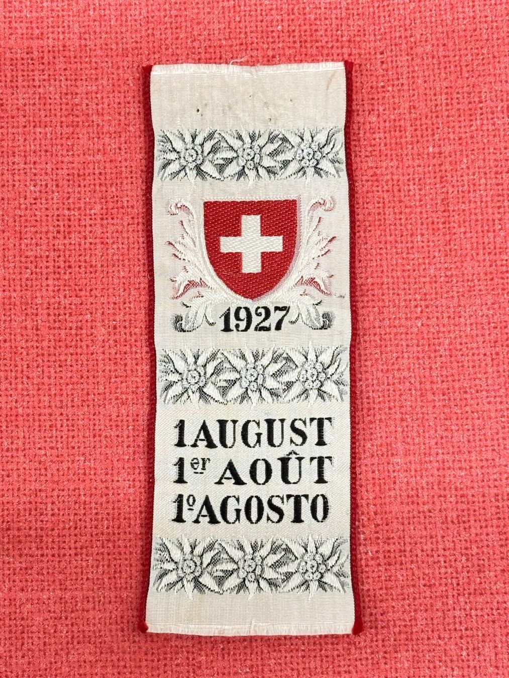 Plaketten & Abzeichen: 1 August-Abzeichen 1927 TOP – Gebraucht aus Ormalingen von digital09 1
