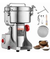 Elektrische Getreidemühle 3400W Maschine Maismühle 2kg