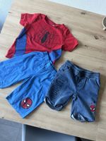 Lot Spiderman Marvel: T-shirt et shorts pour garçon, été