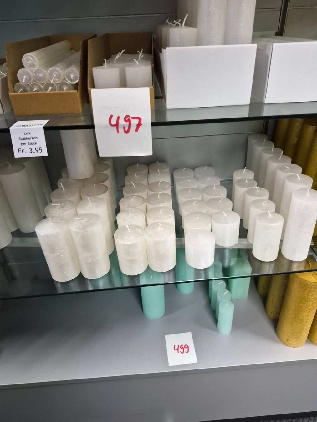 Candele: 497 Posten Kerzen aus Liquidation – Nuovo (secondo la descrizione) da Derendingen venduto da Meisterstuecke 5
