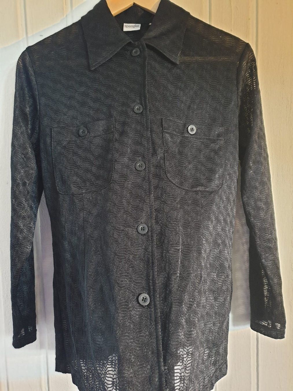 Camicette: Schwarze Damenbluse von Spengler Gr. S – Usato da Langnau am Albis venduto da jer_pm72 6