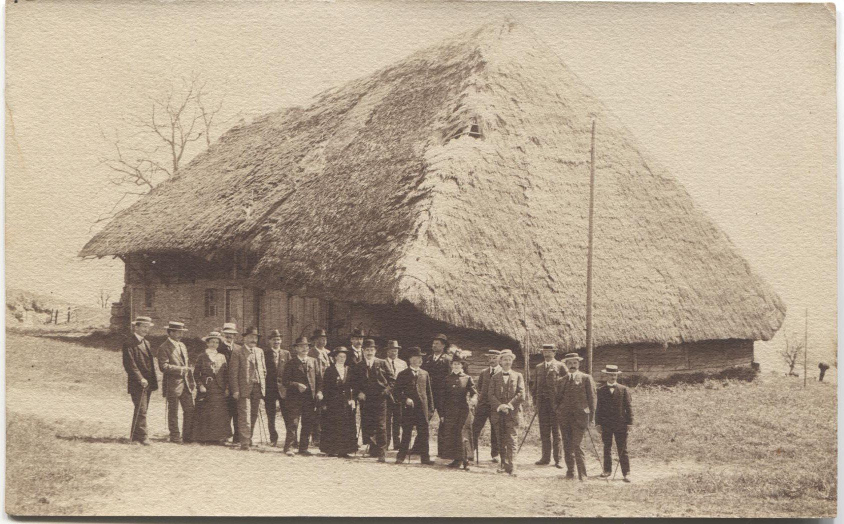 Cartoline postali: HASENBERG AG 1916 Aargauer Strohdachhaus – Usato da Rothrist venduto da Clanx