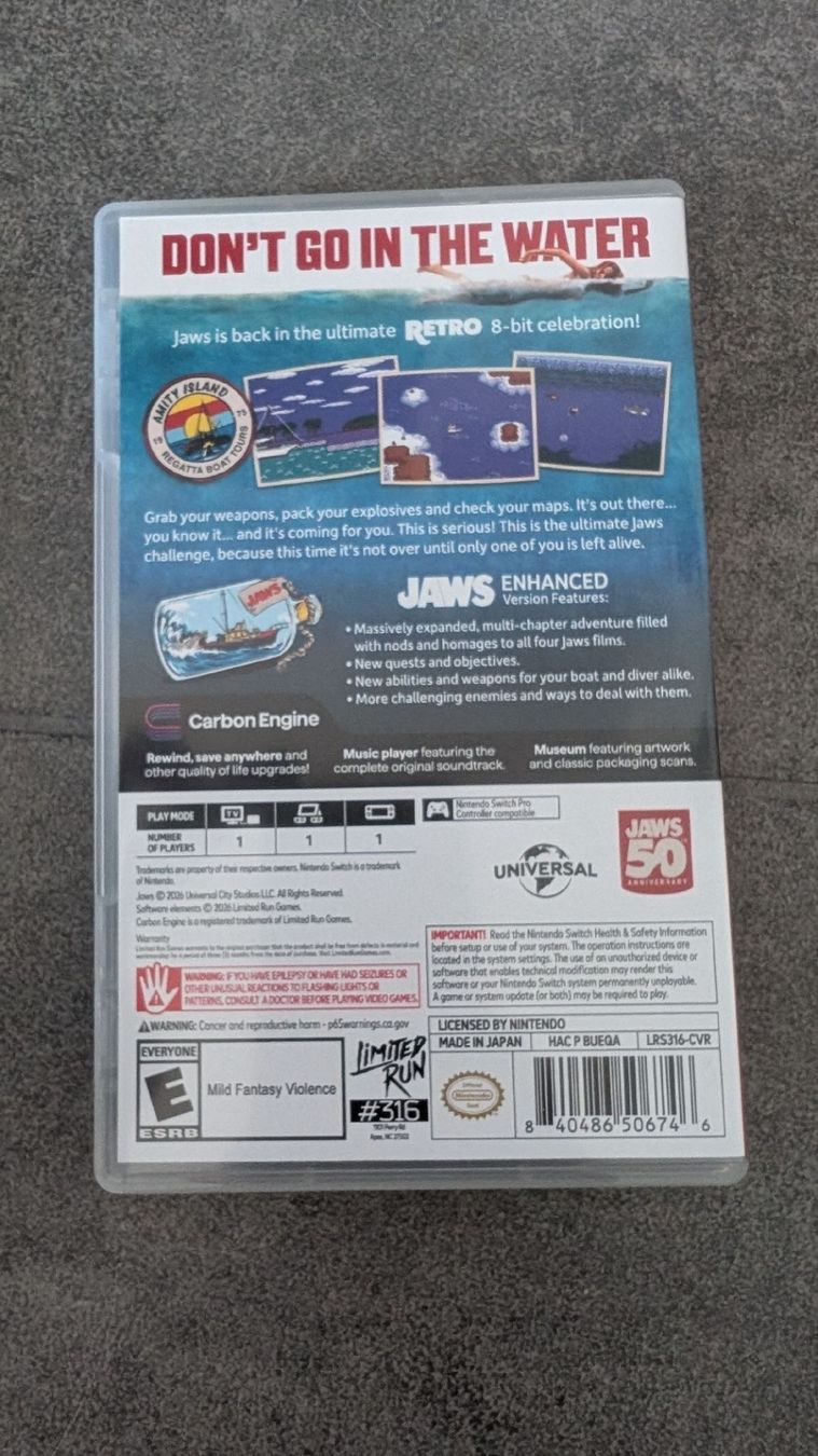 Giochi: JAWS Retro Edition bon – Nuovo (secondo la descrizione) da St-Cergue venduto da Stekuff 2