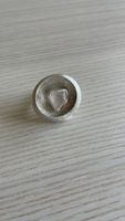 Bague créateur en argent et quartz rose