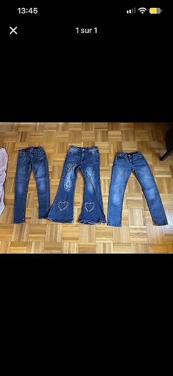 Pantaloni: 10 Jeans taille 140-3.- pièce – Usato da Morges venduto da flo_68sd