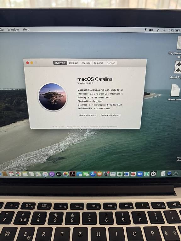 Notebooks: Apple MacBook Pro Retina 13 (Early 2015)  Fully Functional – Gebraucht aus Chêne-Bougeries von joe_7r2q