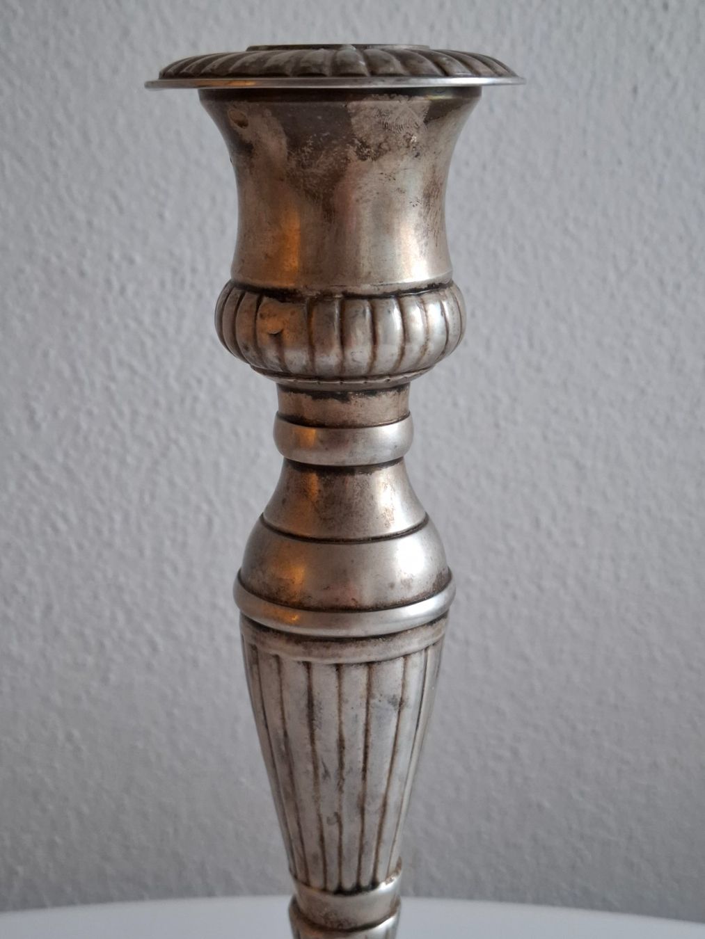 Portacandele: Kerzenständer klassisch silberfarben zerlegbar – Usato da Schaffhausen venduto da R_Muzh 2