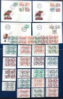 1977 - 82- 84 / Volksbräuche FDC / 4 er Sätze - + 4er aus MH