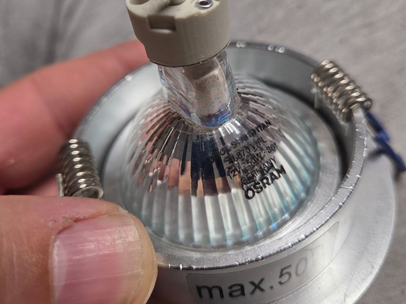 Lampadari & plafoniere: Halogen Regent Einbaustrahler Einbauleuchte Spot Schwenkbar – Usato da Zürich venduto da Alibaba1234 8