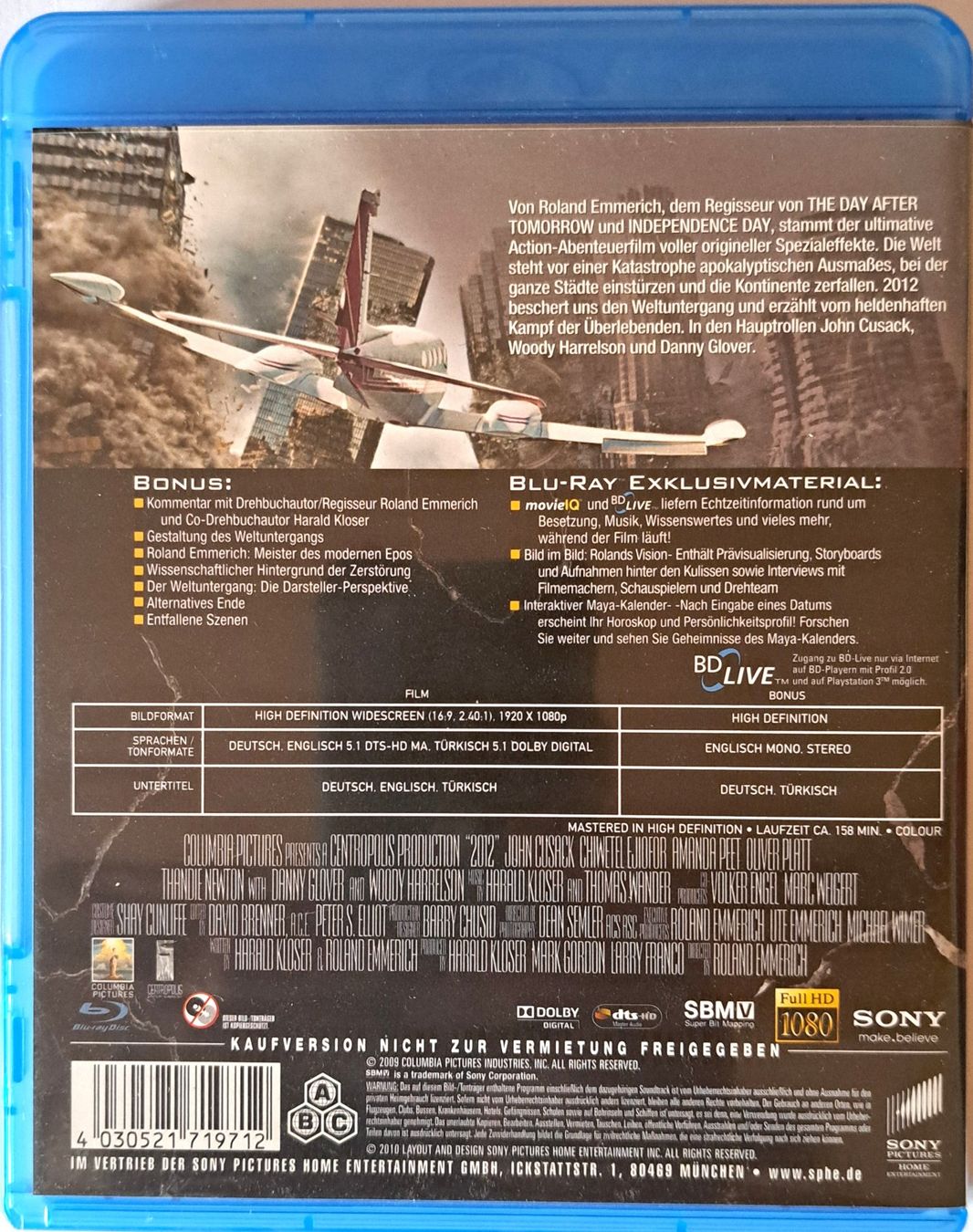 Alle DVDs: 2012 – Gebraucht aus Tenniken von mik_6mxg 9