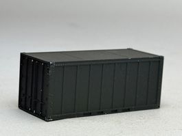 EB- 20 Ft. Container neutral olivgrün lackiert Miltär
