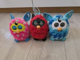 3 Furby Spielzeug Figuren Set in verschiedenen Farben