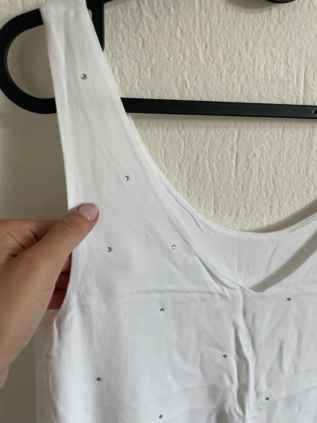 Massimo Dutti Top: Massimo Dutti - Sommer Top mit Strass, XS – Usato da St Gallen venduto da Giidi 1