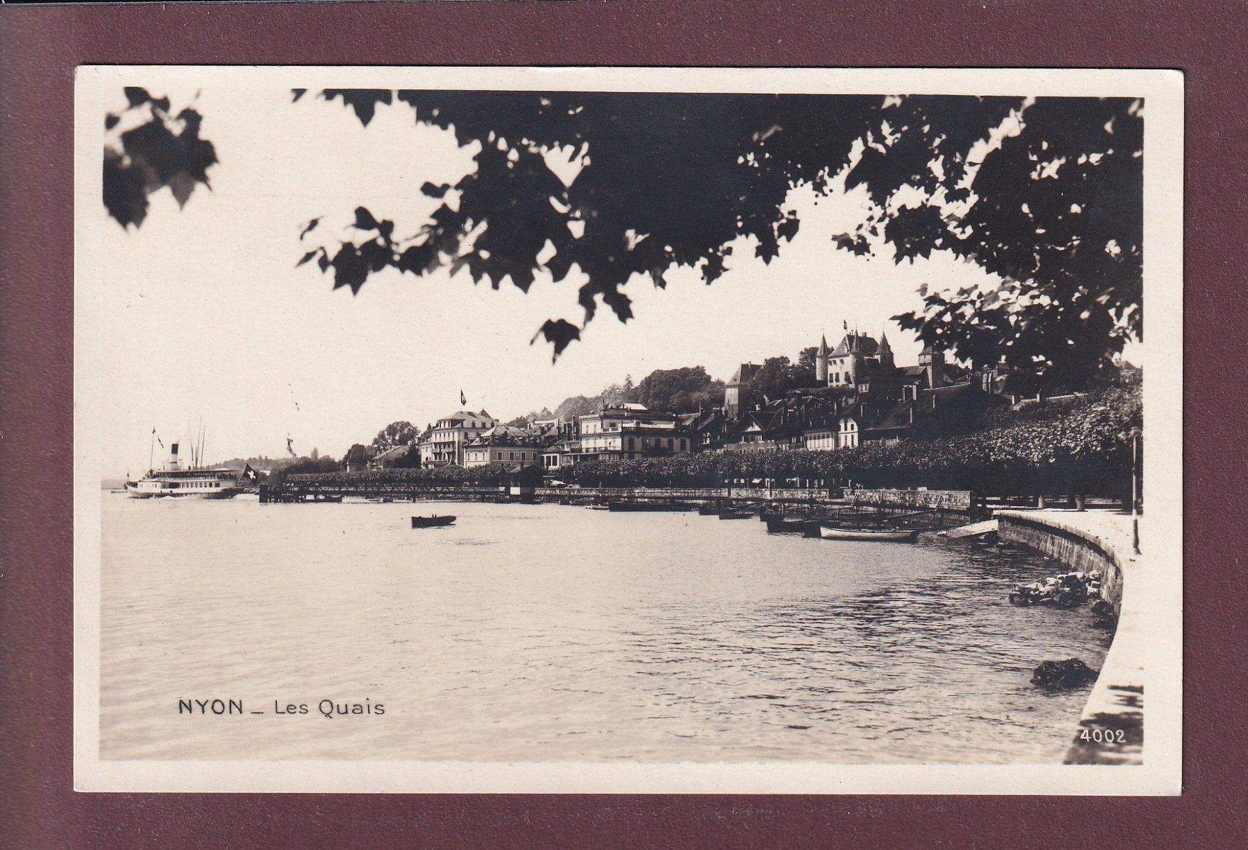 Cartes postales: NYON - Quai - Bateau CGN – D'occasion à Pully par nicecards