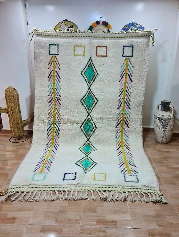 Tappeti: Marokkanische Berber-Teppiche " Tradition Trifft Moderne " – Usato da Crans-Montana venduto da AtlasWoolWorks 4