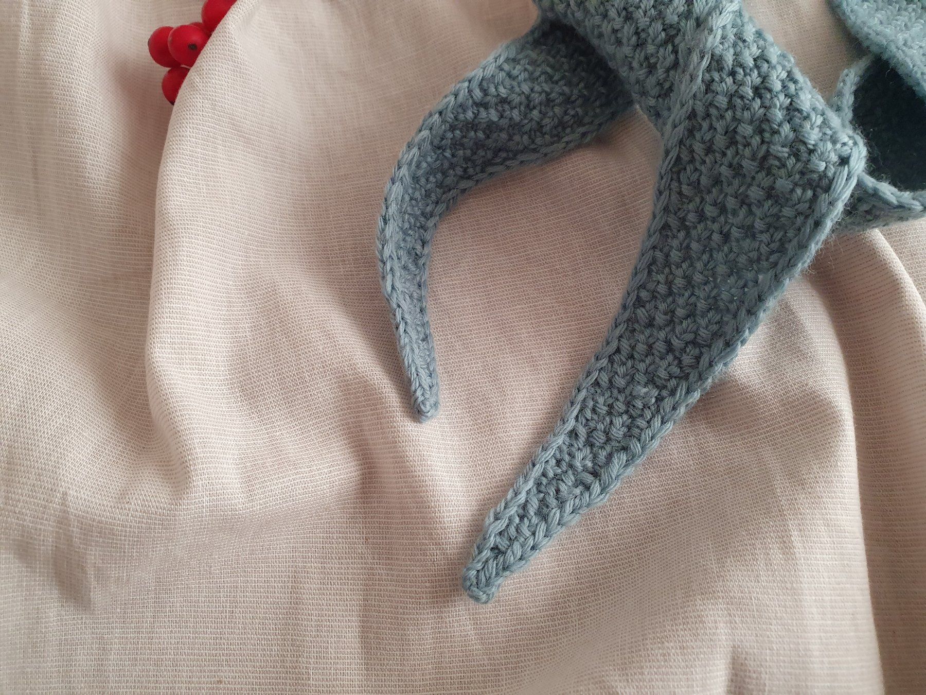 Foulard & Sciarpe: Mini scarf, Strickschal, Handgestrickt, Unikat, Geschenk – Nuovo e nell'imballaggio originale da Neunkirch venduto da Sandramay 3