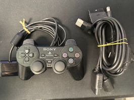 Manette Sony PS2 + Rallonge - Dualshock 2