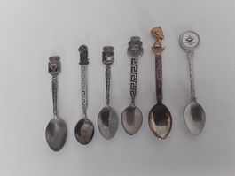 Lot 6 cuillières souvenirs Grèce