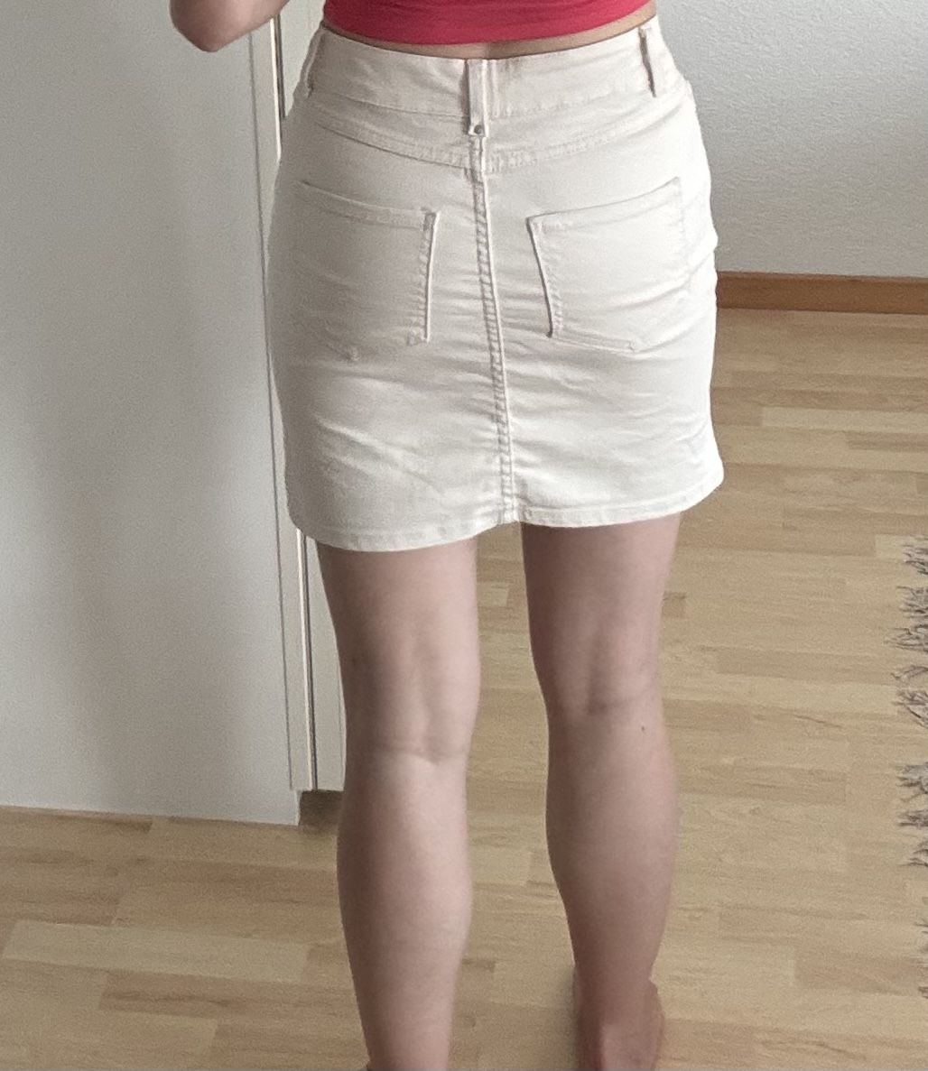 Vila Gonne: Sommer Minirock von Vila, Beige, Grösse 38 – Usato da Wabern venduto da est_jw6s 2