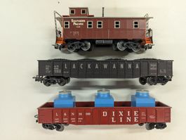Wagons de marchandises USA Märklin.