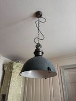 STEINHAUER Bikkel XXL Pendelleuchte, grau / industrial