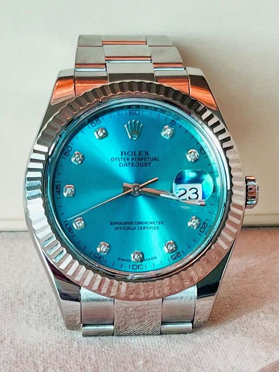 Rolex Datejust 41 ICE Blue Full Set (116334) /One of One (Neu