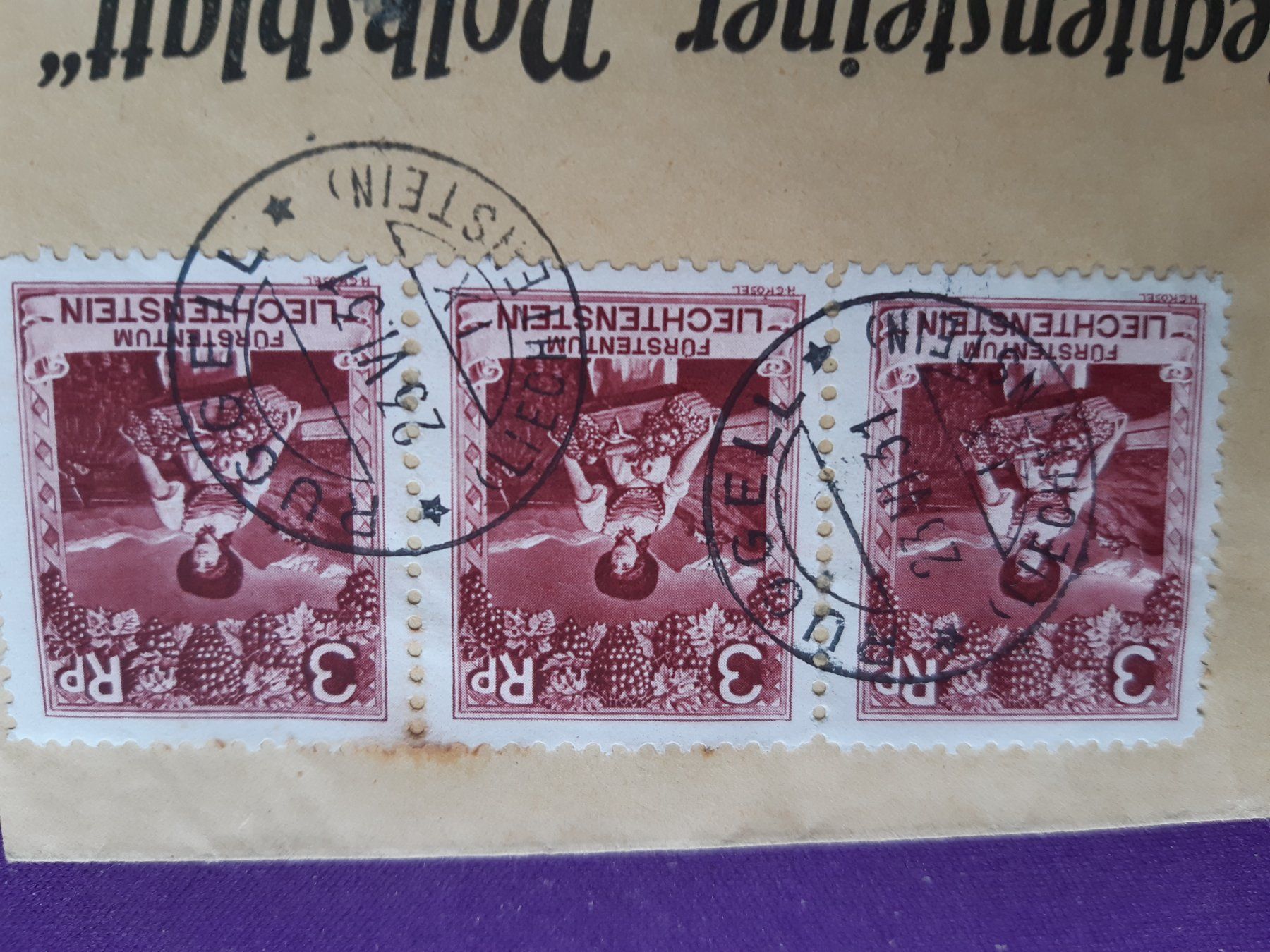 Tutti i francobolli: alter Briefumschlag nah SCHAAN/FL – Usato da Wangs venduto da weisstannen01 2