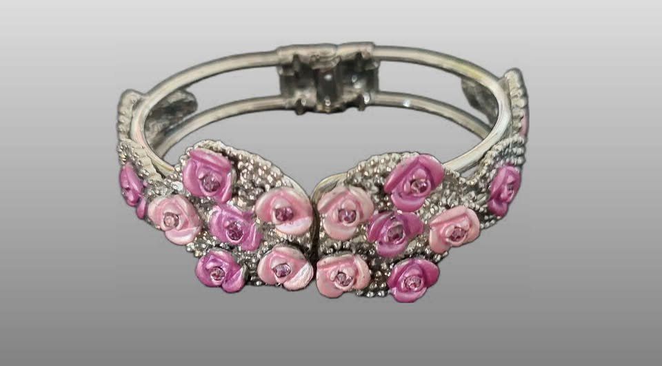 Bracciali & Braccialetti: Schicker Armreif mit Rosé-Blumen – Nuovo (secondo la descrizione) da Aarburg venduto da Glitzerschein 2