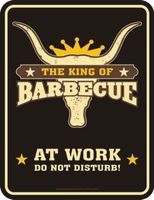 Schild - King of BBQ
