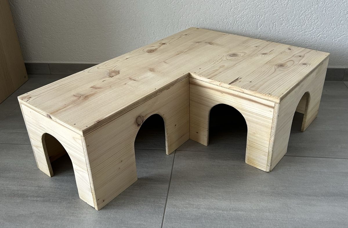 Käfige, Transport & Sicherheit: Selbstgebauter Meerschweinchenstall mit Plexiglasfront – Gebraucht aus Diegten von chesch.b 5
