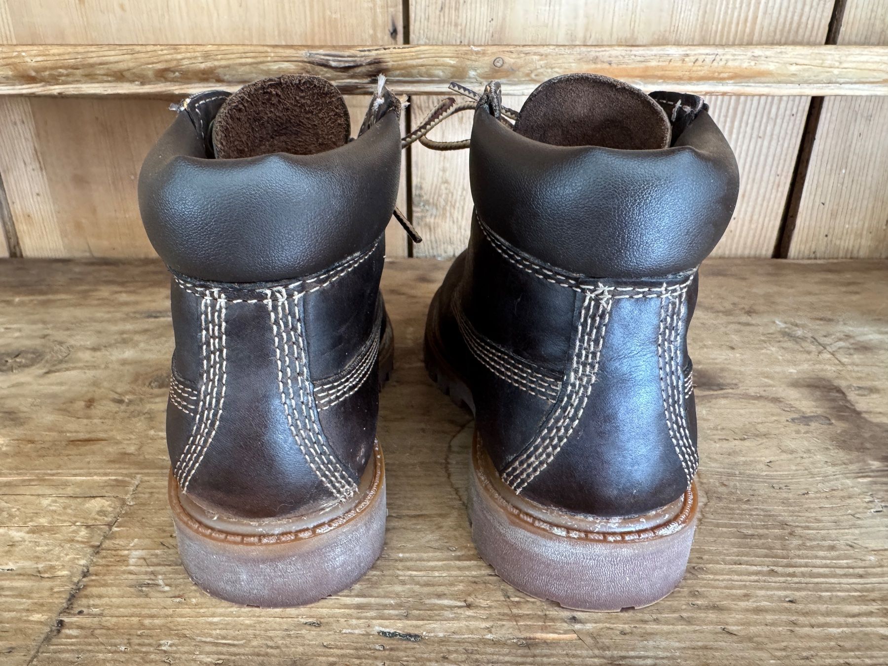 Schuhe für Jungen: Timberland Boots, Grösse 29, dunkelbraun – Gebraucht aus Pontresina von cumprerevender 3