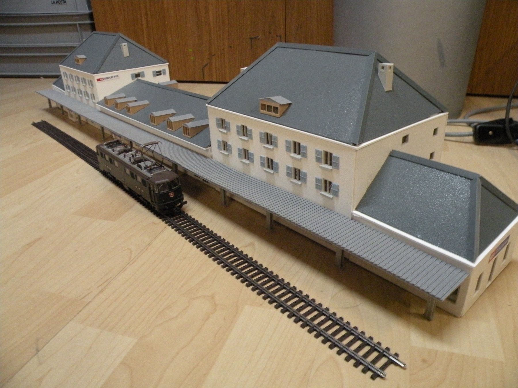 Modellini di ferrovie: Bahnhof Göschenen H0 – Nuovo (secondo la descrizione) da Steffisburg venduto da loki36
