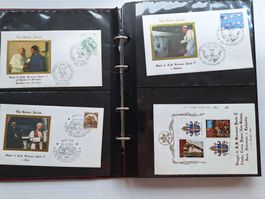 Briefmarkensammlung Papst Johannes Paul II, ca. 70 Briefe