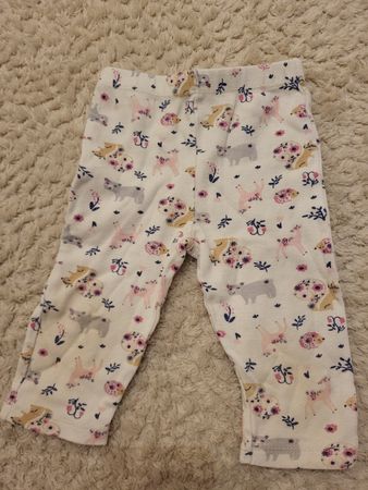 Mädchen Leggings mit Tiermuster, Grösse 6- 9 Monate