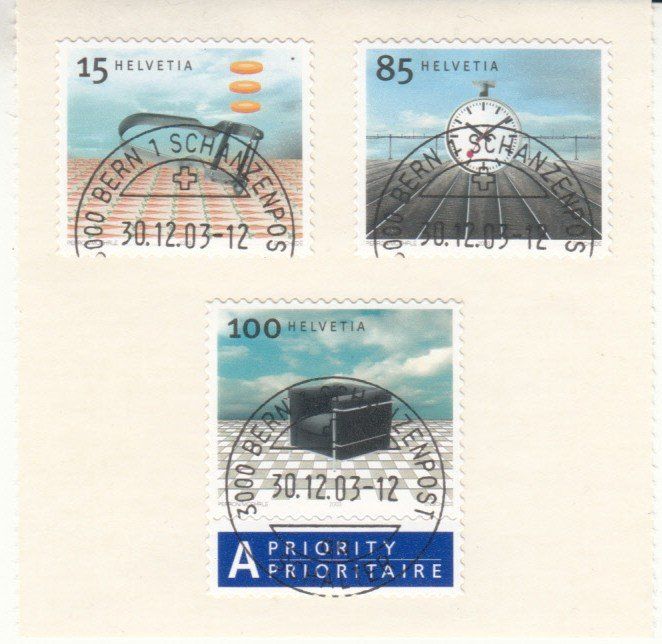 Tutti i francobolli: SBK 1107 - 1109 mit ET Bern – Usato da Bürglen TG venduto da StampGraf