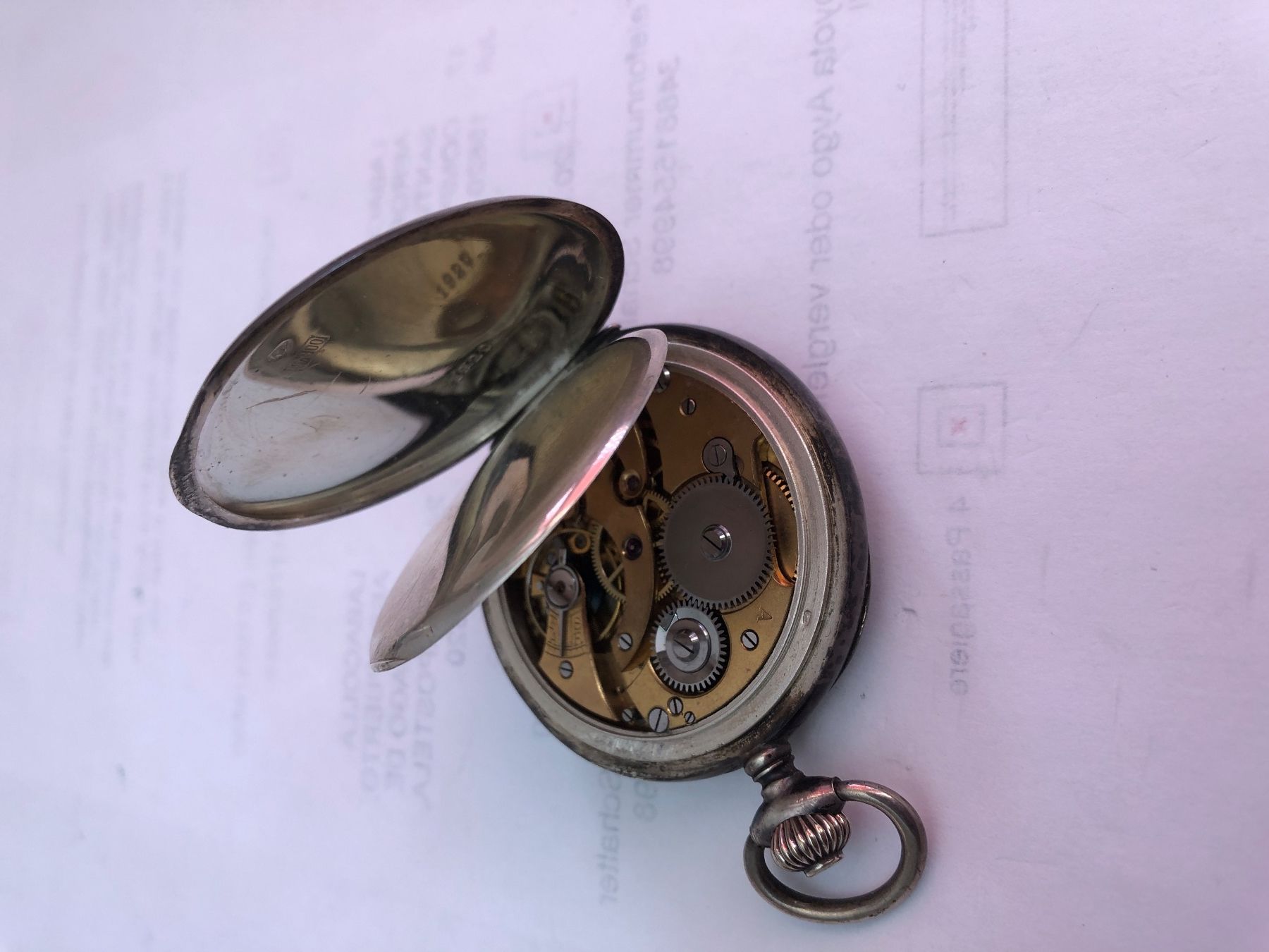 Uhren: Vintage Taschenuhr Silber – Gebraucht aus Biel/Bienne von winnertaco 4