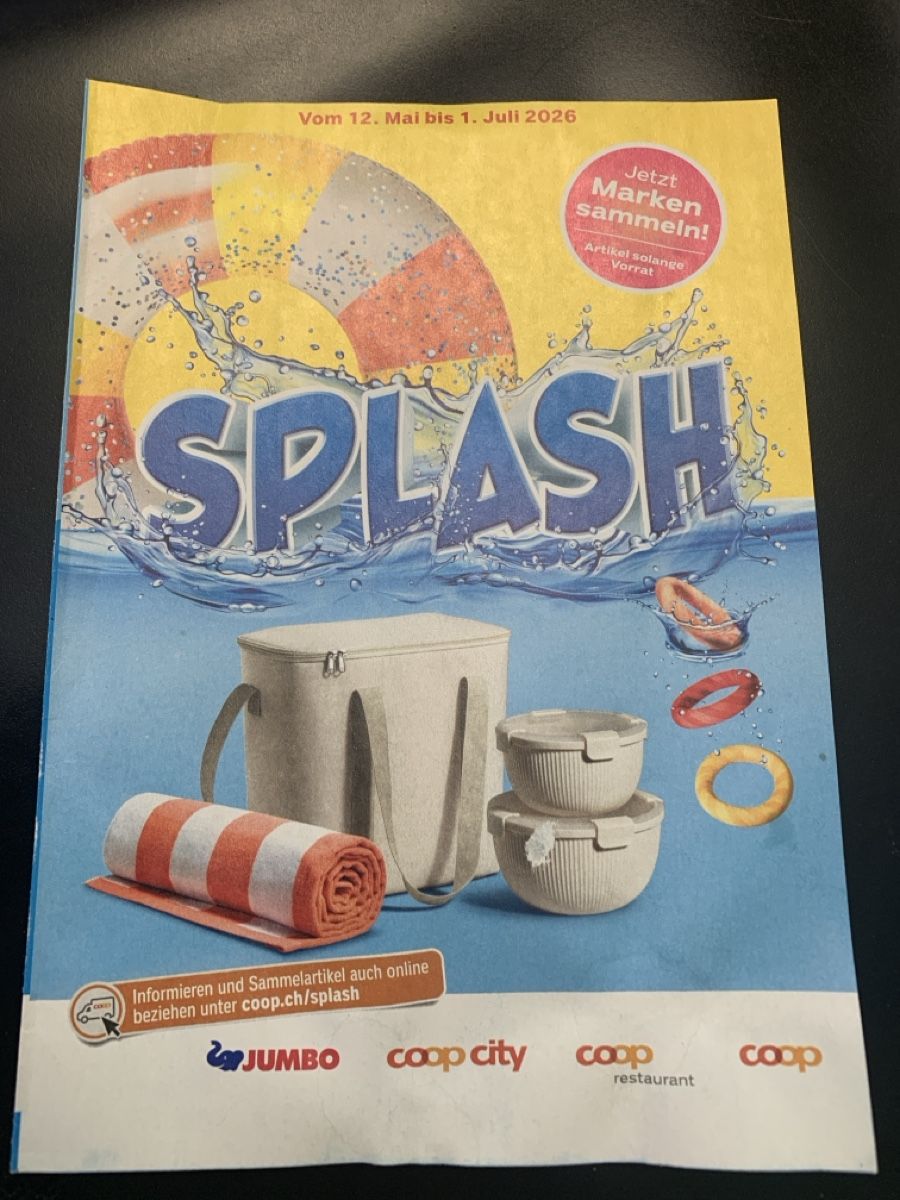 Coop Raccolte di bollini & punti: Coop Splash 1 volle Sammelkarte – Nuovo (secondo la descrizione) da Turtmann venduto da Mafiagirl18