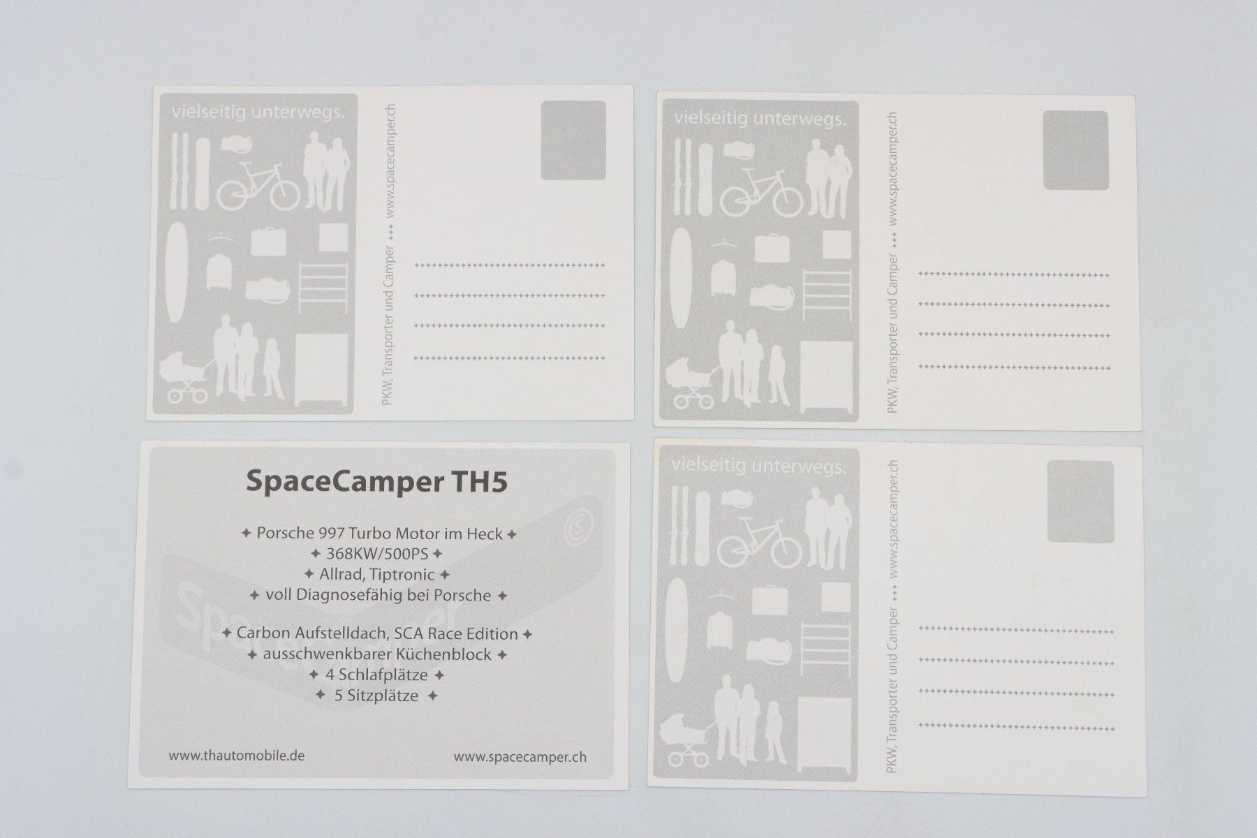 VW Documenti: VW SpaceCamper TH5 2015 Prospektkarten – Usato da Bühl b.Aarberg venduto da Collectorpassions 1