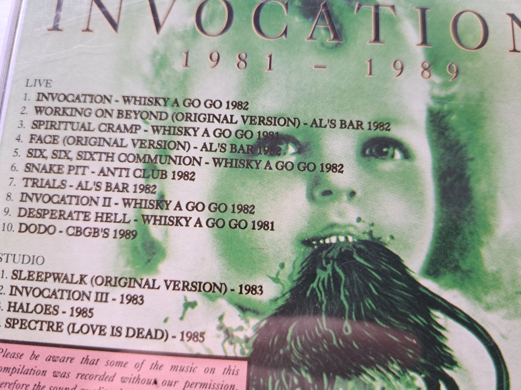 CDs: Cd Christian Death - Invocation  1981 - 1989 – D'occasion à Pully par bro_n52j 2
