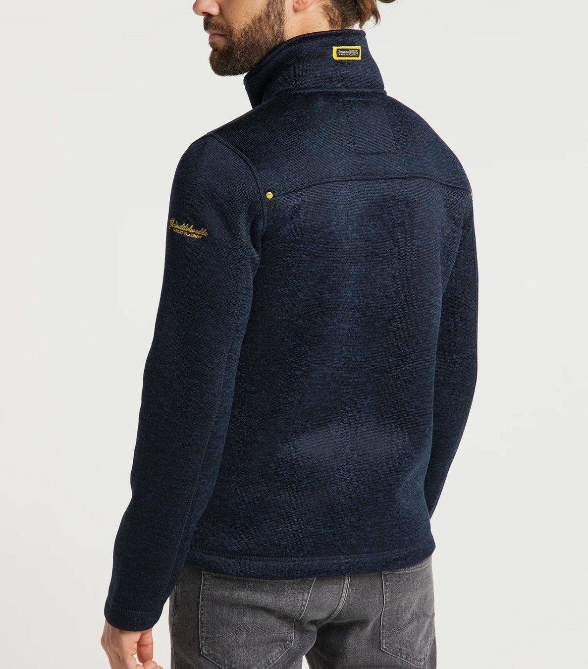 Schmuddelwedda Giacche: Schmuddelwedda Strickjacke - Size S (blau-gelb) – Nuovo (secondo la descrizione) da Fislisbach venduto da GenerousClub 3