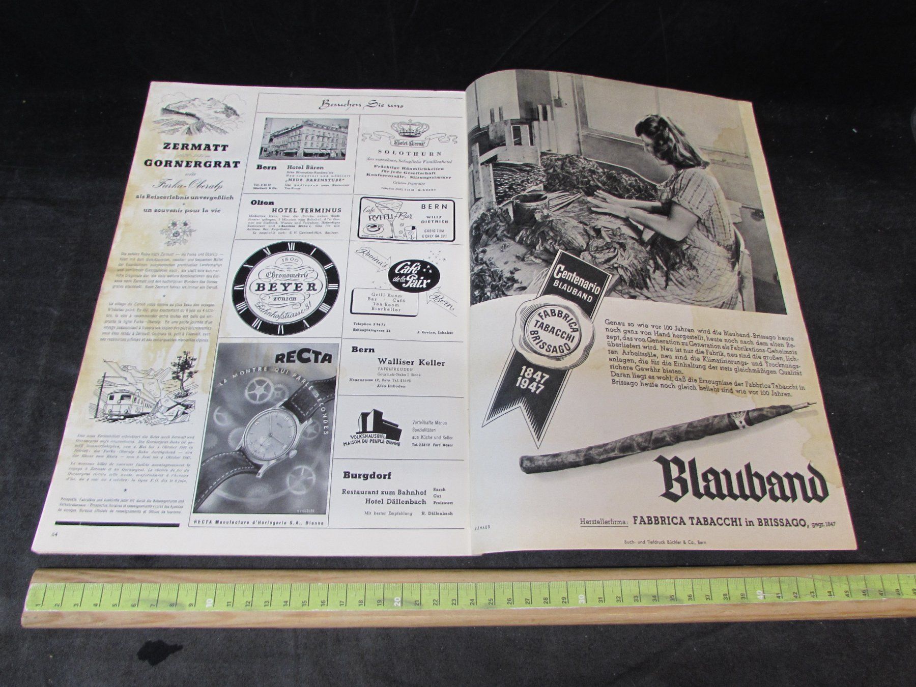 Riviste & Magazine: 100 Jahre Schweizer Bahnen, 1947 – Usato da Walchwil venduto da Shells1 3