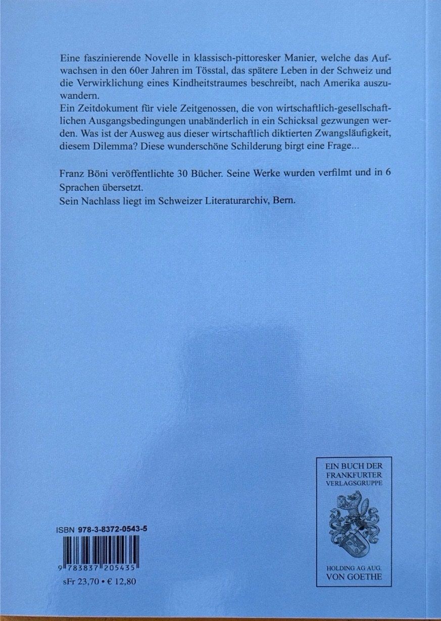 Libri: Böni Franz, Rio Grande – Nuovo (secondo la descrizione) da Sarnen venduto da Livres 1